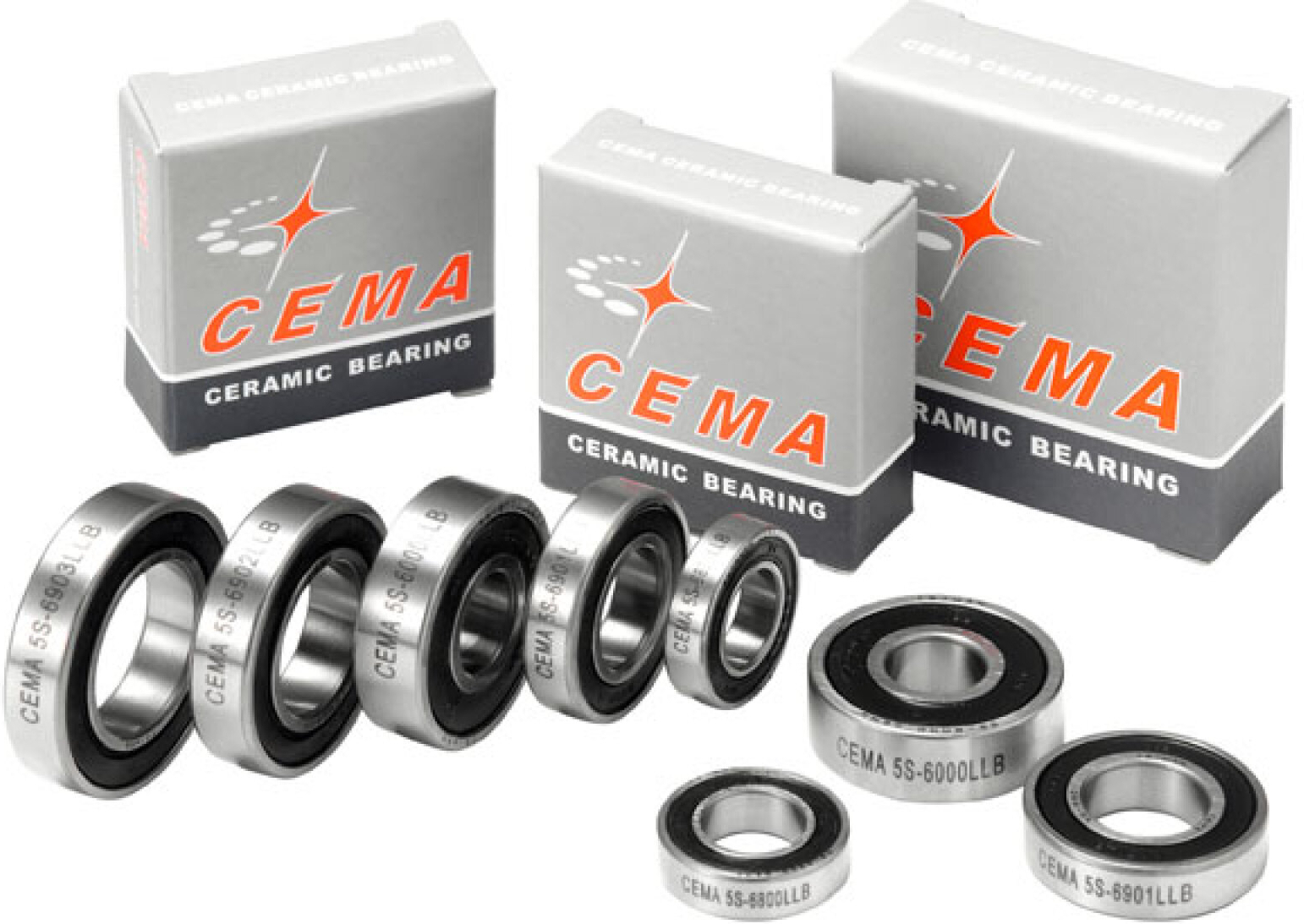 CEMA лагер for средно движение 6805 10 pack, 25 x 37 x 7, Stainless Ste