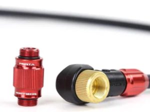 Floor помпа Nylon Braided маркуч with ABS1 Pro Chuck for Pressure Pumps nylon braided, red-gloss