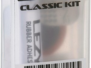 Lezyne Repair Kit Classic in plastic box, 7cc Glue, 6x Round Patch, 2x Oval patch, 1x Scuffer