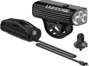 MACRO DRIVE 1400+ FRONT Loaded 1400 LUMEN USB-C RECHARGEABLE FRONT SATIN BLACK