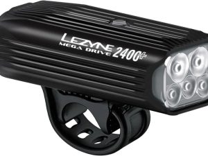 MEGA DRIVE 2400+ FRONT 2400 LUMEN USB-C RECHARGEABLE FRONT BLACK