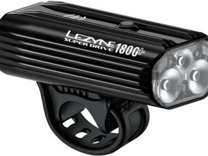 SUPER DRIVE 1800+ SMART FRONT 1800 LUMEN USB-C RECHARGEABLE FRONT BLACK