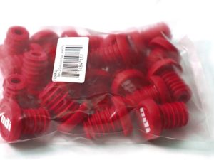 ODI BMX End Plug Refill Pack red, 20 pc