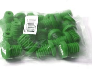 ODI BMX End Plug Refill Pack green, 20 pc