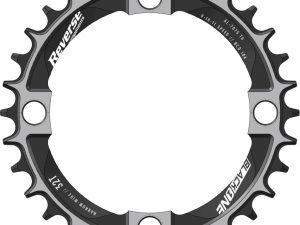 REVERSE Chaninring Black One 104mm 32T Narrow-Wide black-silver