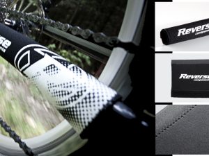 REVERSE Chainstay Cover Neopren black-white