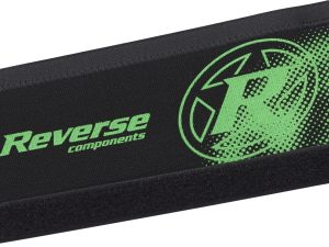 REVERSE Chainstay Cover Neopren black-neongreen