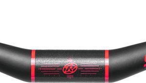 REVERSE кормило Seismic 810 Carbon Ø35mm/25mm matt black-red